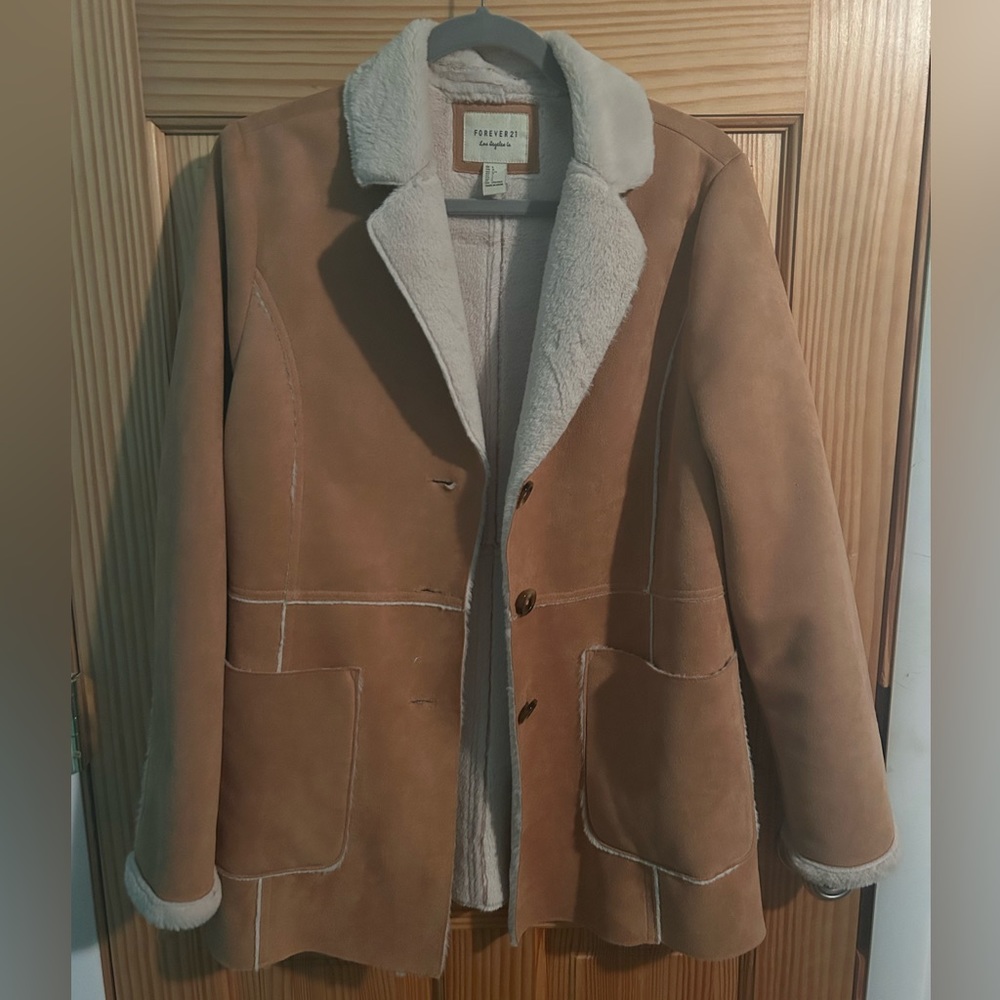 Forever21 faux shearling jacket